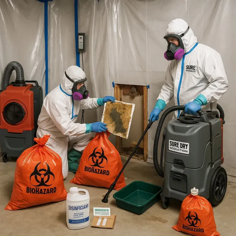 Contaminated Water Handling Protocols process in Clinton, NC
