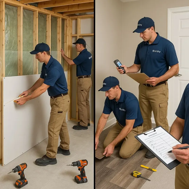 Repairs and Reconstruction process in Clinton, NC