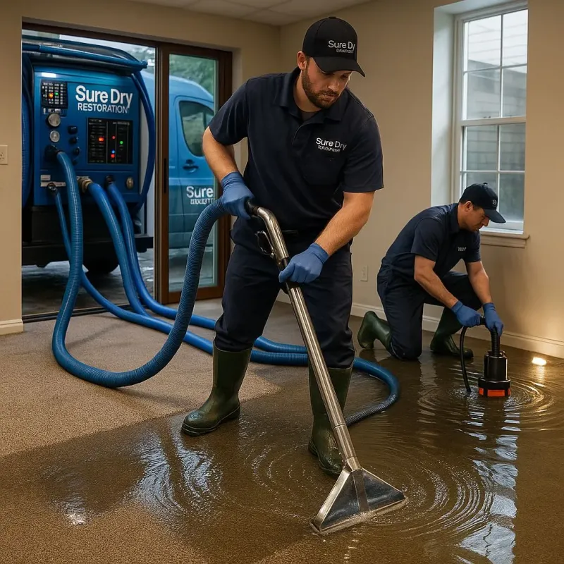 Water Extraction and Removal process in Clinton, NC